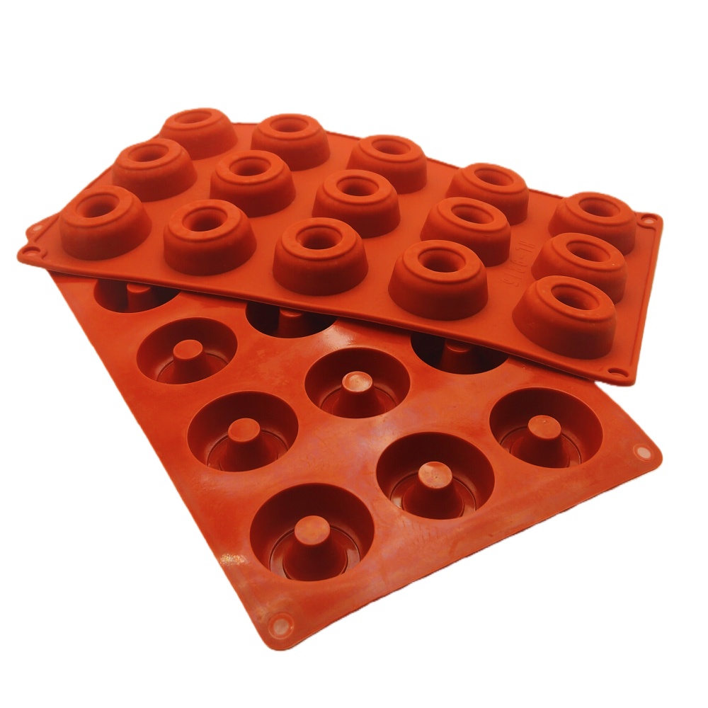 Donut Mold Silicone - Hot Selling 15 Hole Wine Vortex