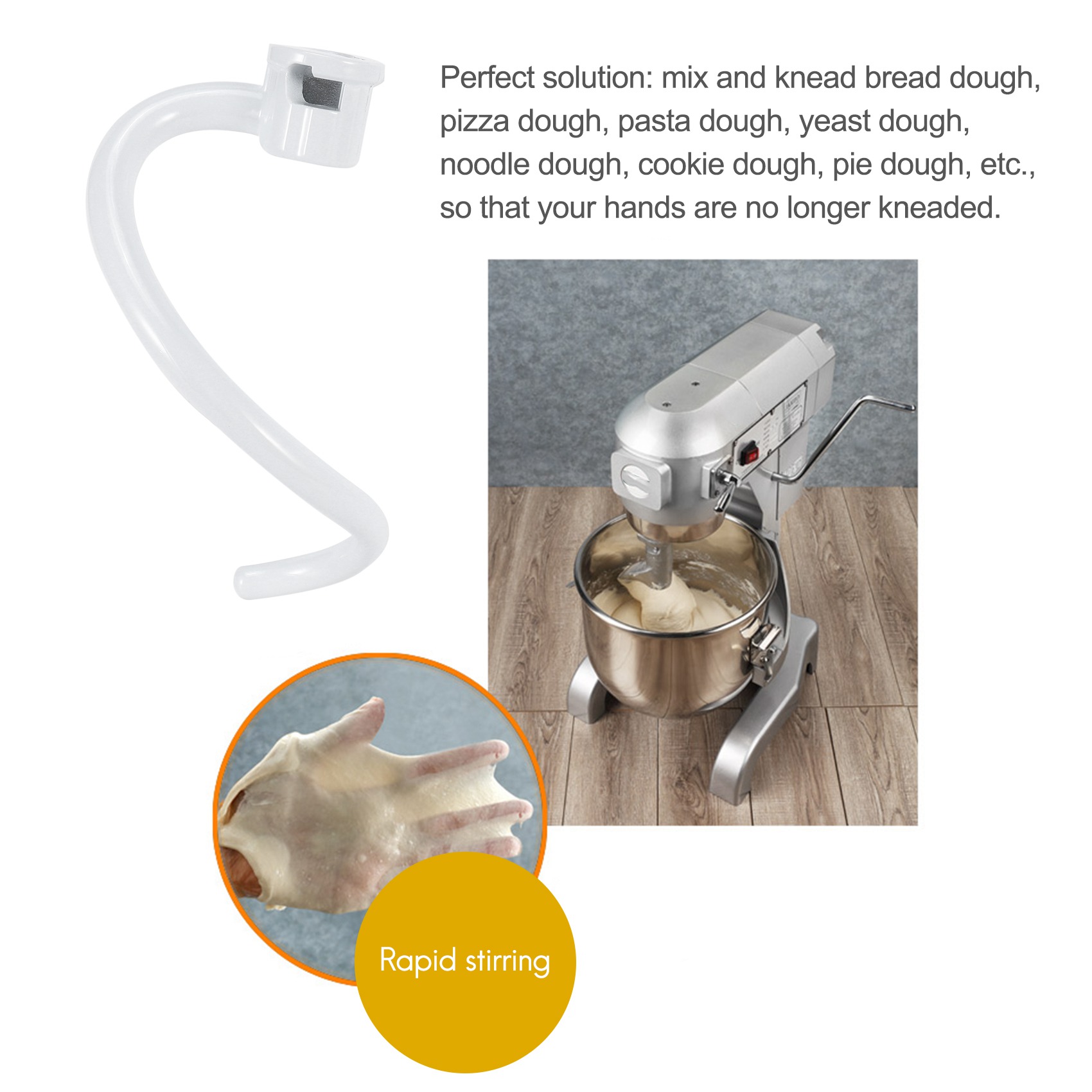 TAIGH-Spiral Dough Hook Replac - Kitchenaid Mixer Pro 600 recension och pris