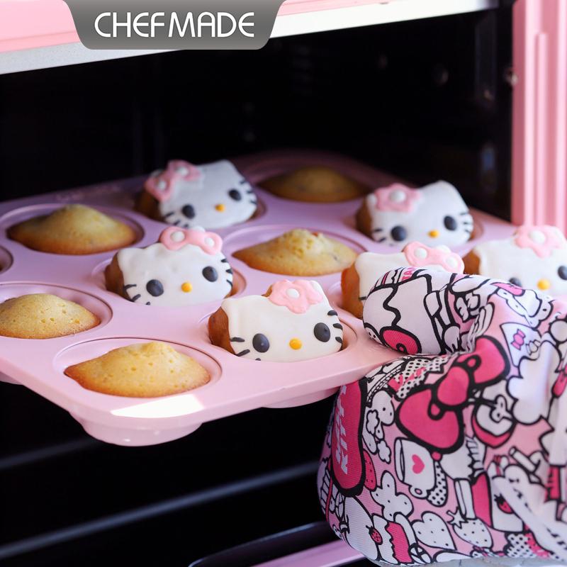 12 Muffin Tray Hello Kitty CHE - Donut Mold Silicone recension och pris