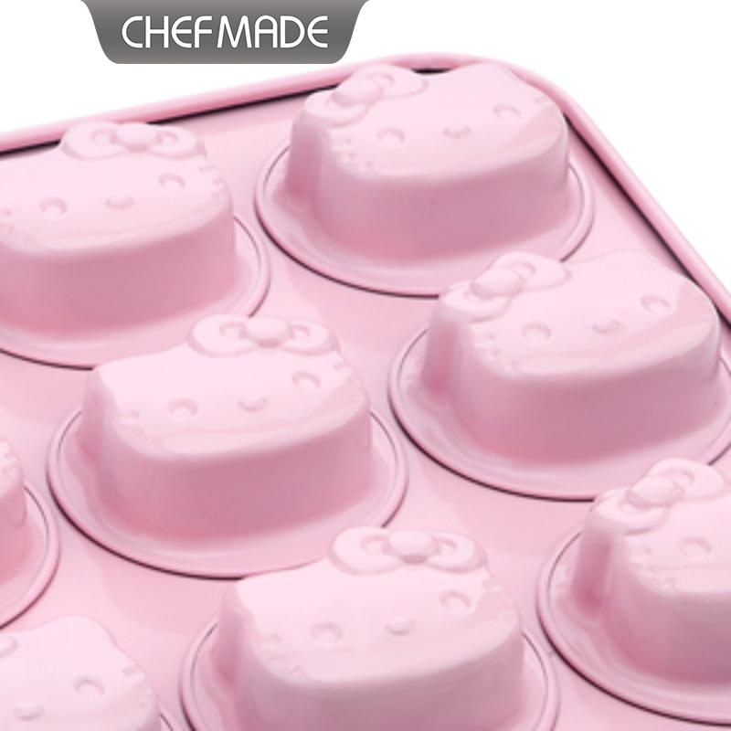 12 Muffin Tray Hello Kitty CHE - Donut Mold Silicone recension och pris