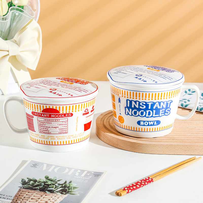 1150ml Ceramic Instant Noodle  - Dim Sum Basket recension och pris