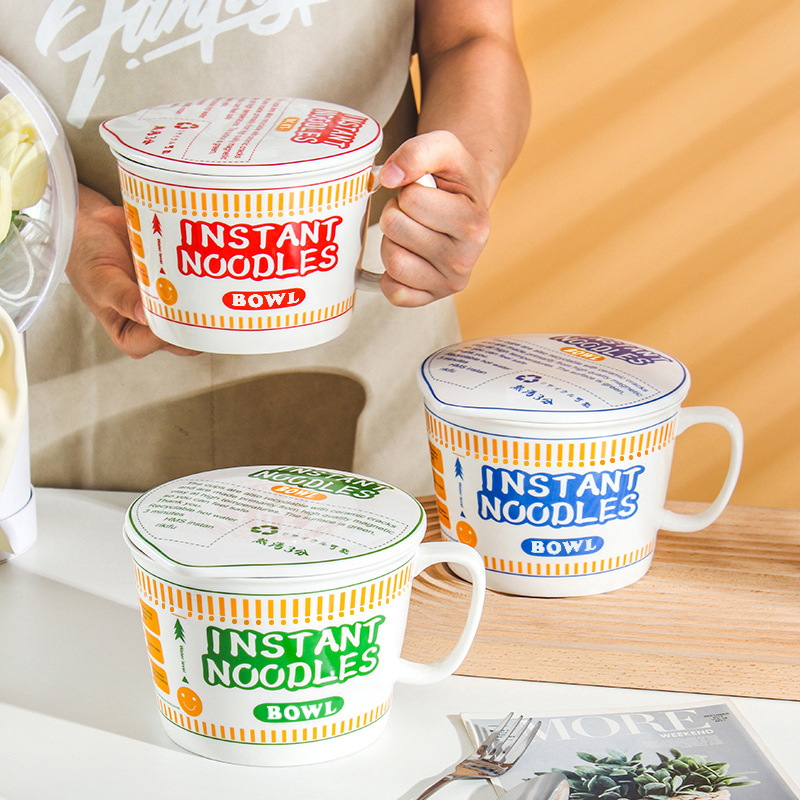 1150ml Ceramic Instant Noodle  - Dim Sum Basket recension och pris