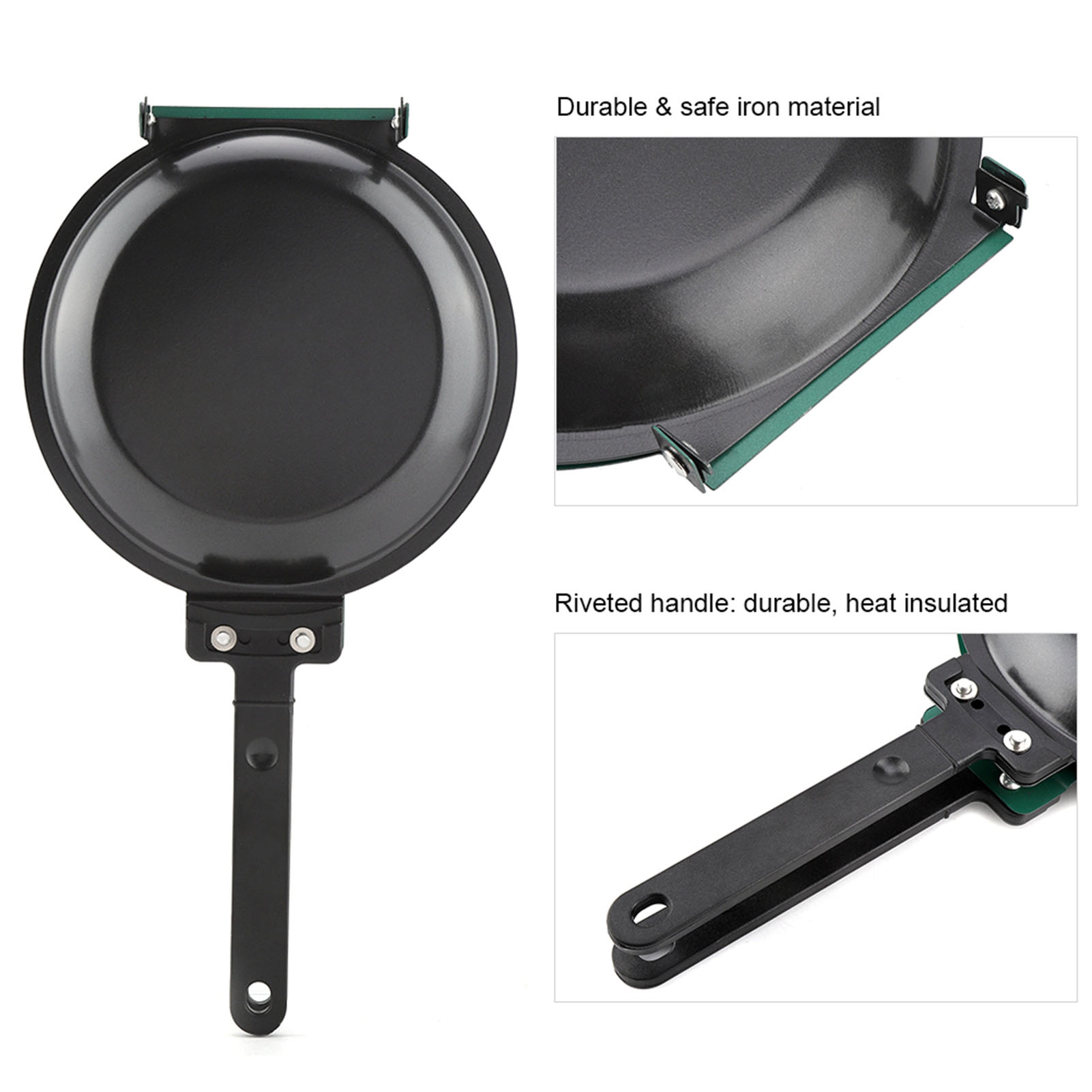 Double Side Titanium Steel Coa - Mini Pancake Griddle recension och pris