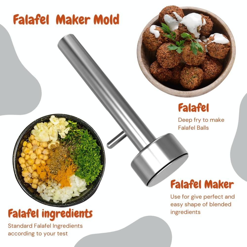 Stainless Steel Falafel Scoop  - Hot Dog Press recension och pris