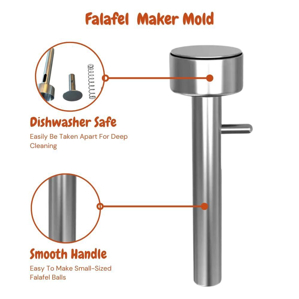 Stainless Steel Falafel Scoop  - Hot Dog Press recension och pris