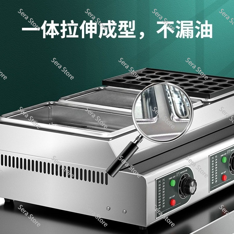 Commercial Electric Gas Dual P - Takoyaki Grill Plate recension och pris