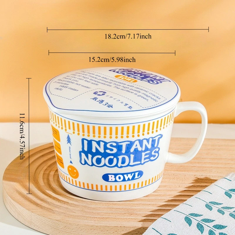 1150ml Ceramic Instant Noodle  - Dim Sum Basket recension och pris